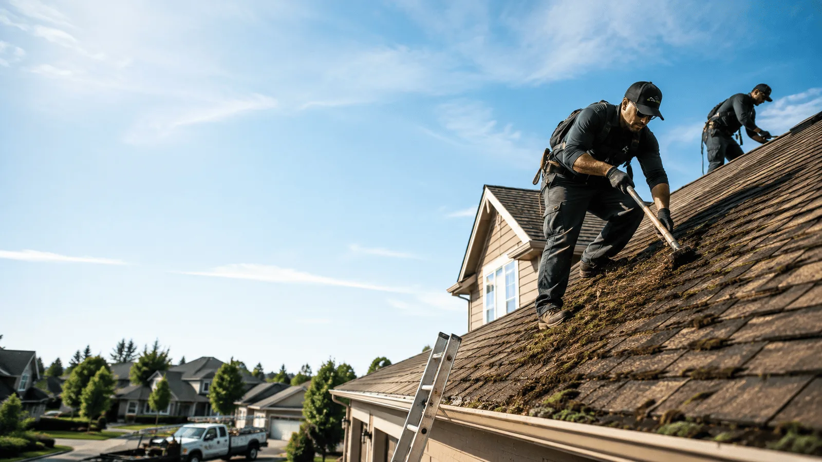 Roof Moss Removal in Mount Holly, VT near me